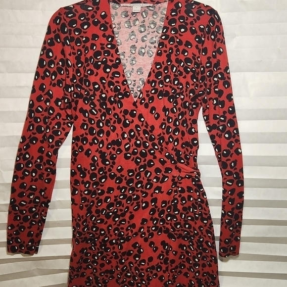 open lace back dress Diane von Furstenberg